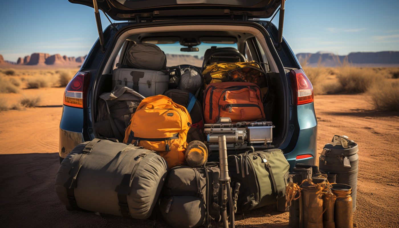Equipamiento de coche esencial para viajes largos en carretera